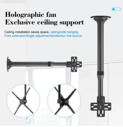 Aluminum Ceiling Mount for Holographic Advertising Machine