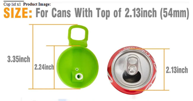 [Sip Seal] Can Lid with Straw